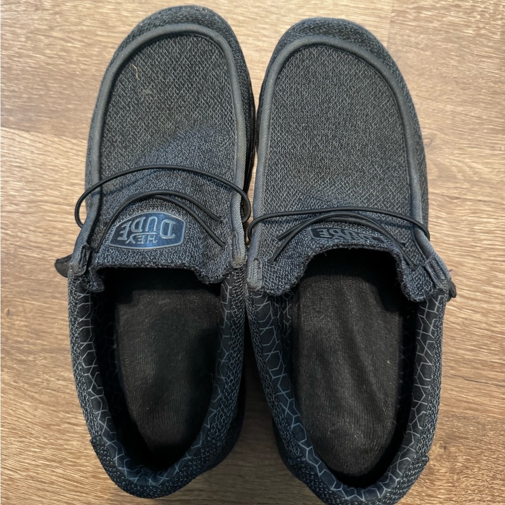 Hey Dude Charcoal Slip-On Shoes